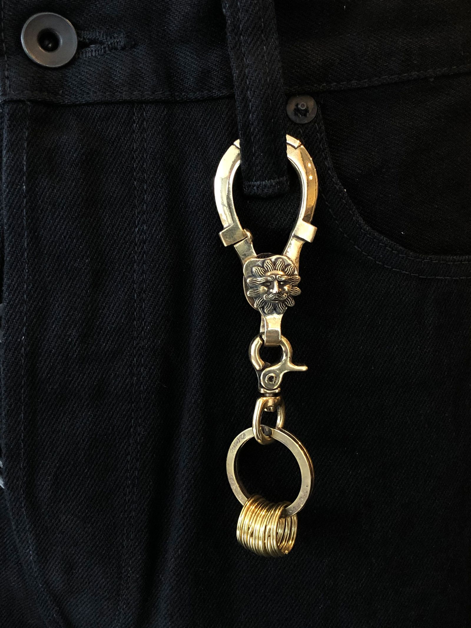 EL SOL HORSESHOE KEYHOLDER (BRASS)