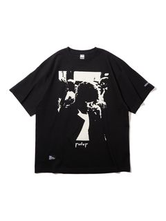 RUSTY 6.5oz S/S TEE (BLACK/RED)