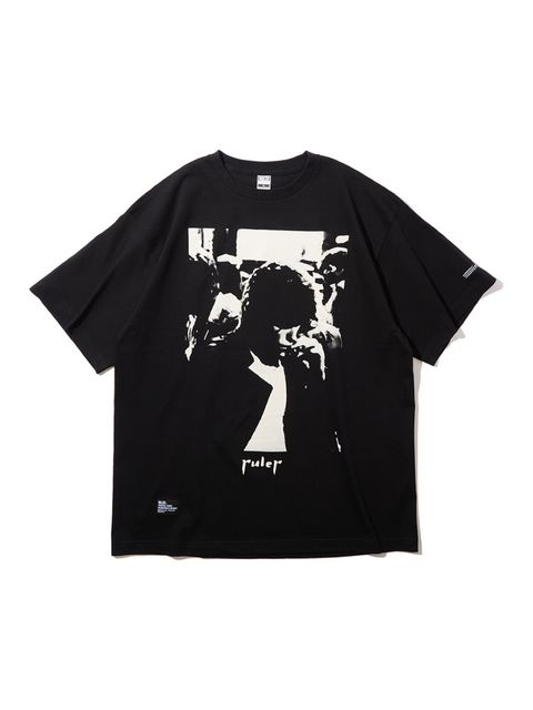 RUSTY 6.5oz S/S TEE (BLACK/GREEN)