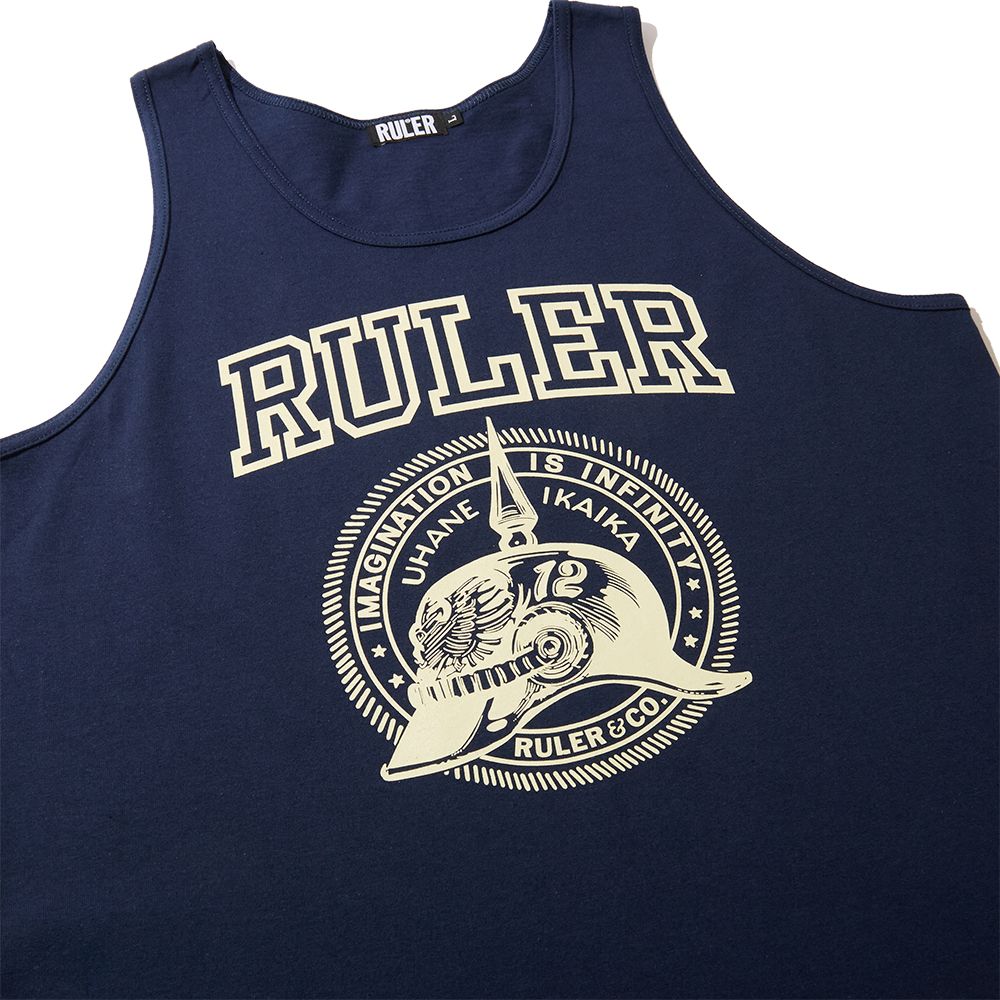 COURAGE BB COTTON TANK TOP (BLACK, NAVY)