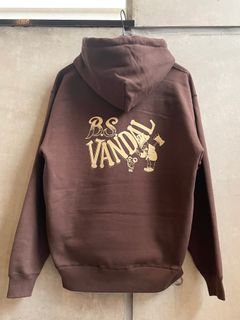 BS VANDAL  ORIGINAL  HEAVY OZ PULLOVER (BROWN)