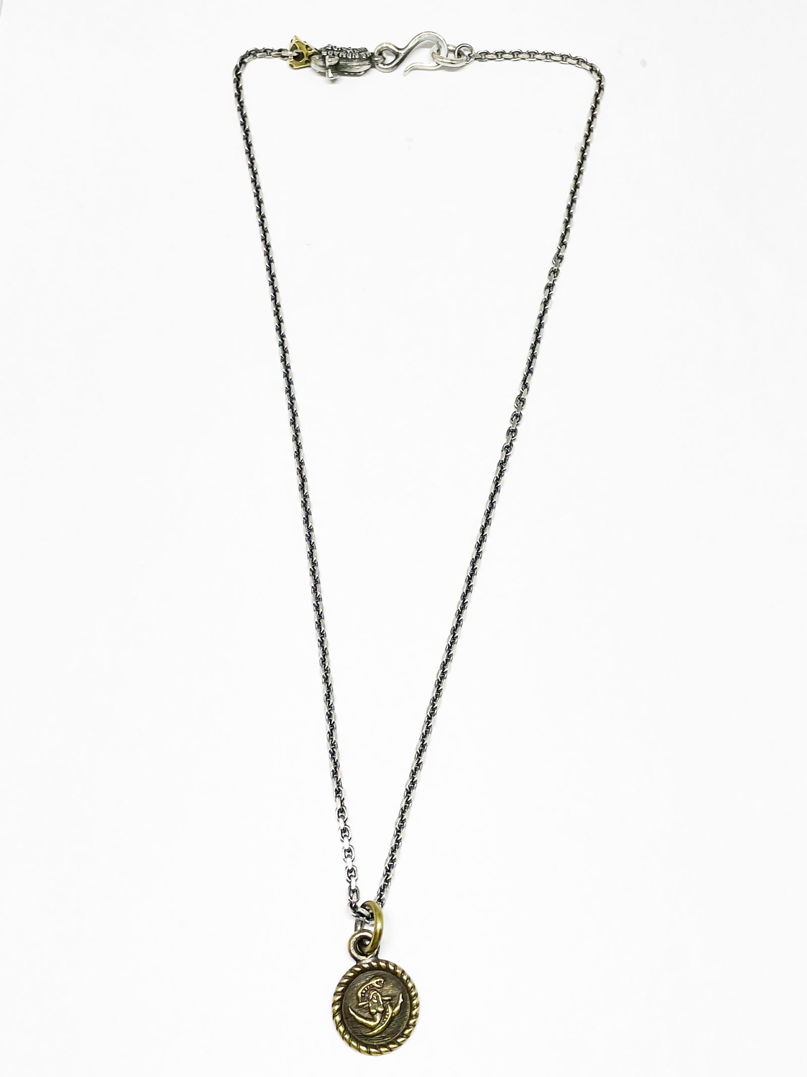 LVC x SKANDA MEDAK NECKLACE (SILVER925×BRASS)