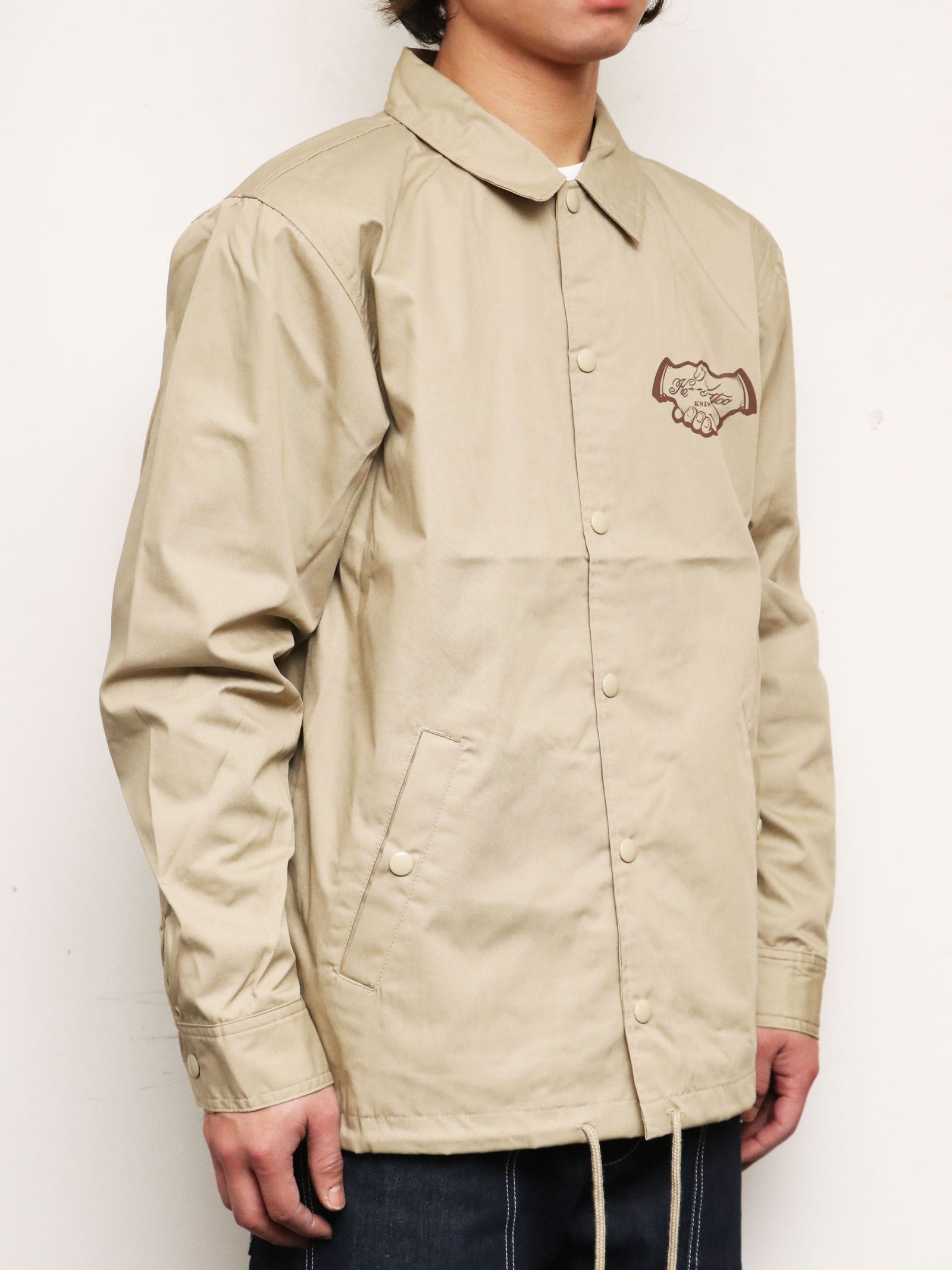 SKANDA ORIGNAL T/C コーチジャケット (ベージュ) / SKANDA ORIGNAL  T/C COACH JACKET (BEIGE)