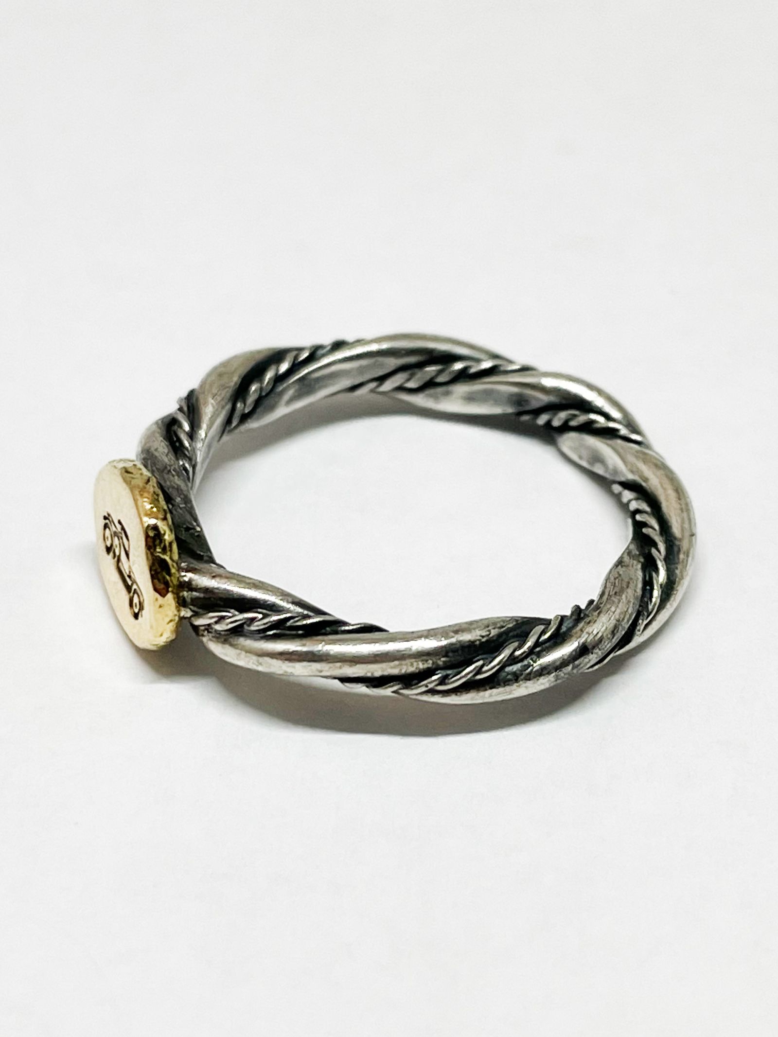 ツイステッド ワイヤーリング "モデルA"/ TWUSTED WIRE RING   Model "A" (LARGE)