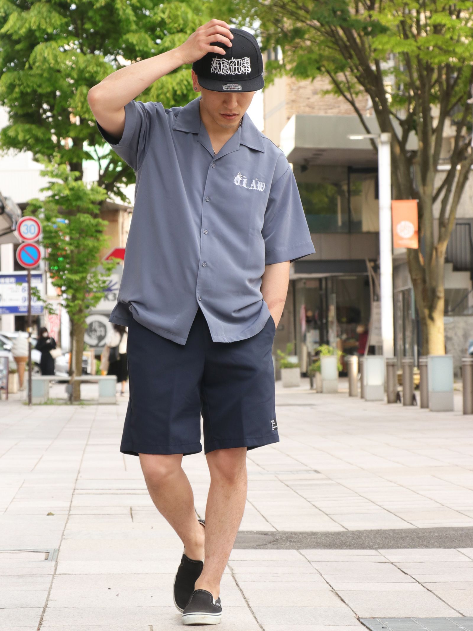 SILKY EMBROIDERY S/S SHIRT / シルキーエンブロイダリー ショートスリーブシャツ