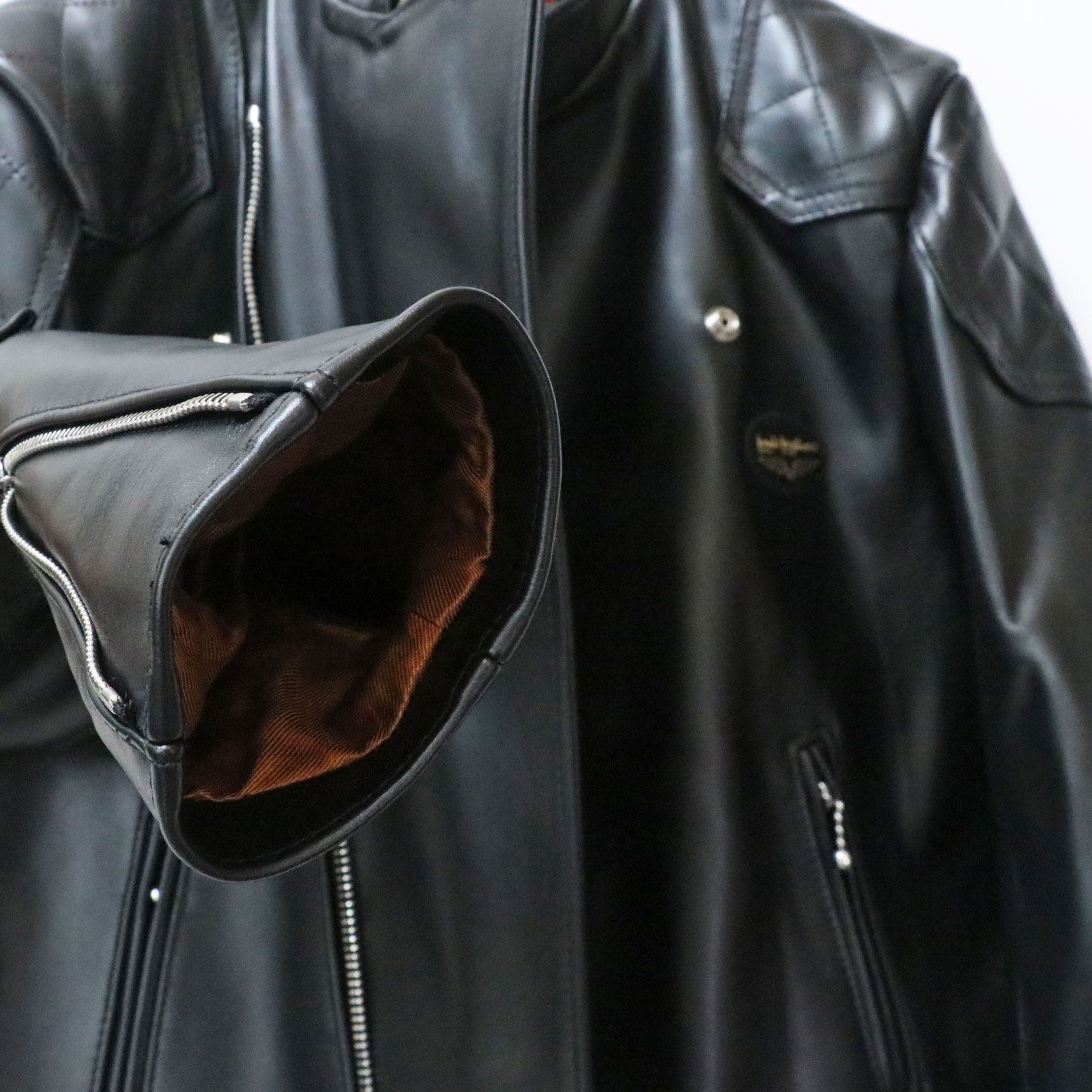 【即日発送可能】#445T SUPER MONZA TIGHT FIT / BLACK HORSE HIDE / 38inch