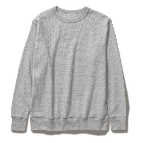 TCワッフルクルー (Men's)/グレー