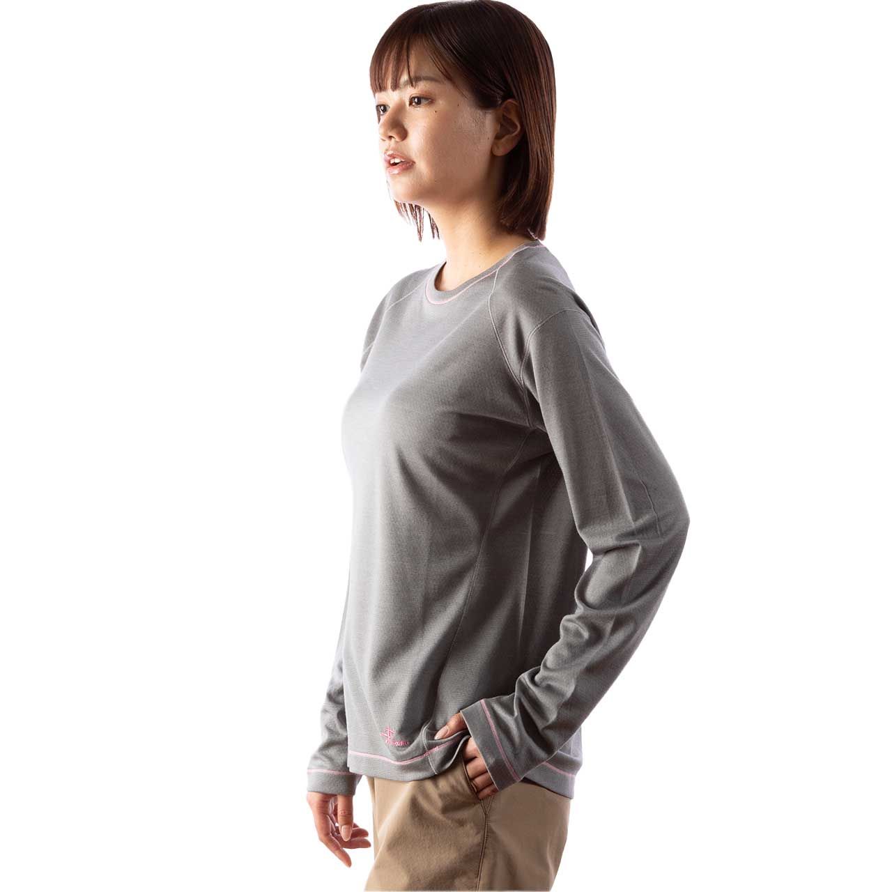 TSウールクルー(Women's)/ラズベリー