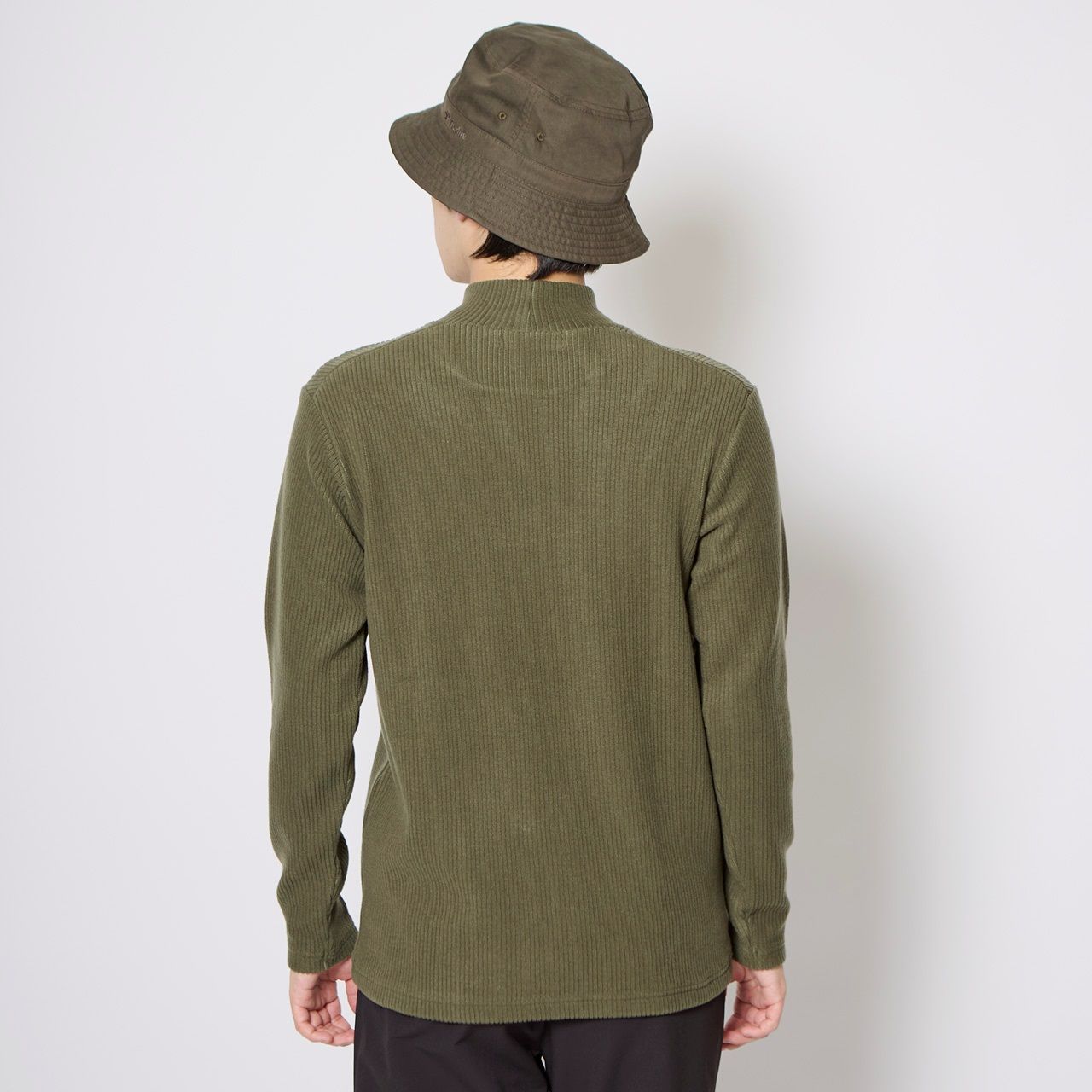 コーデュロイハイネック(Men's)/ダークグレー