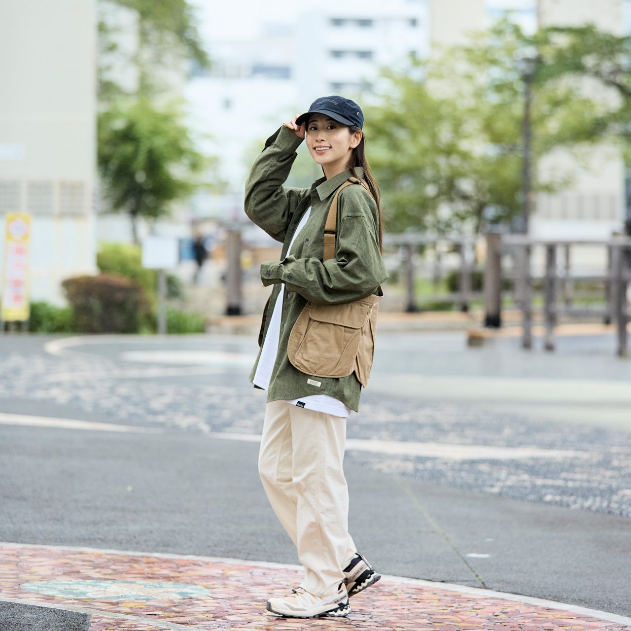 クールマックスシャンブレーシャツ (Men's)/チャコール