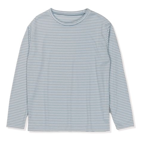 TSスムースボーダークルー (Women’s)/ライトブルー