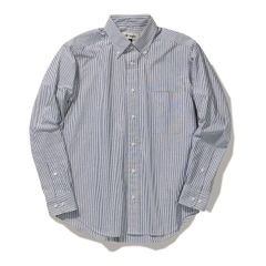 TSアダムスシャツ(Men's)/ブルーストライプ  Foxfire