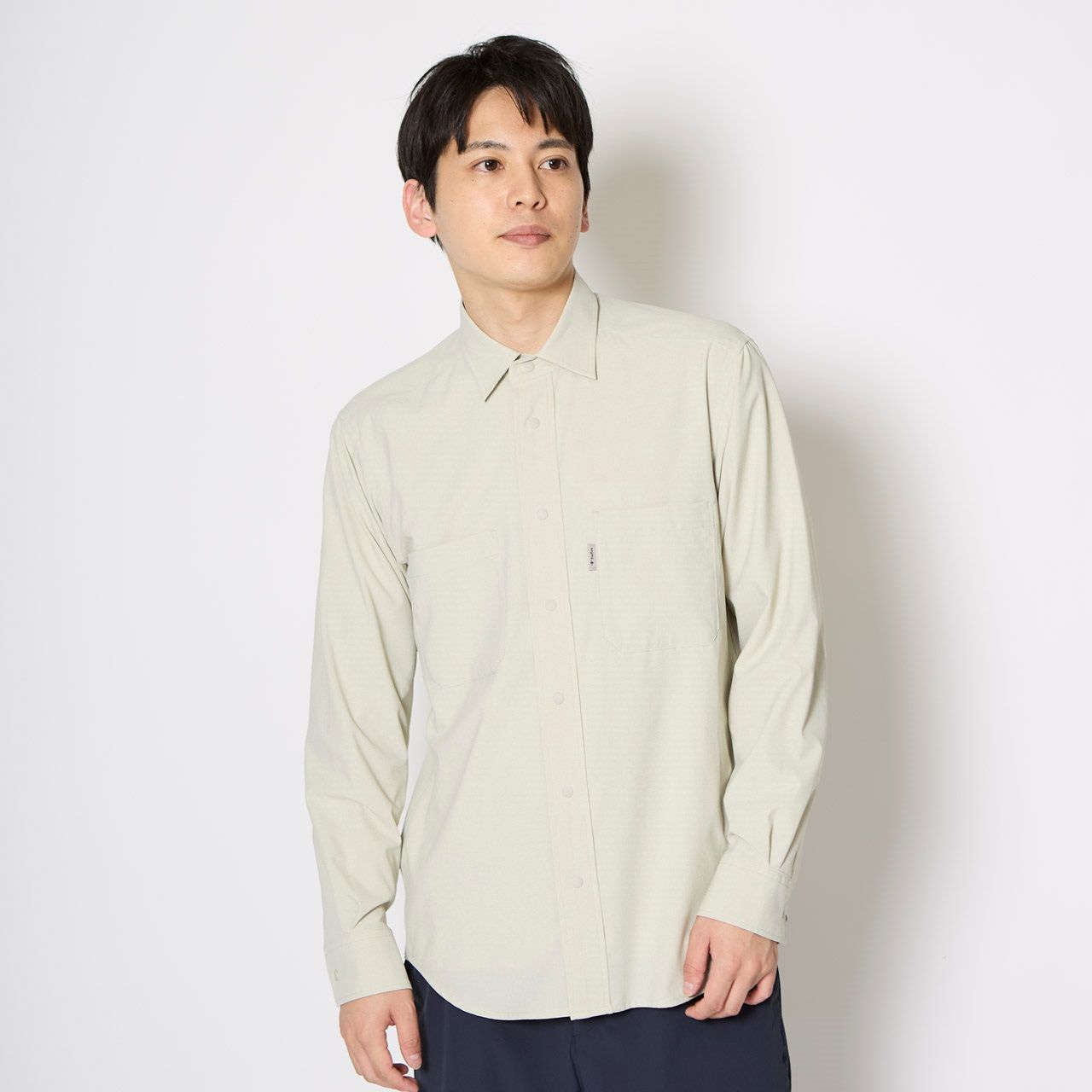 SCウェーブレットシャツ/グラナイトサンド