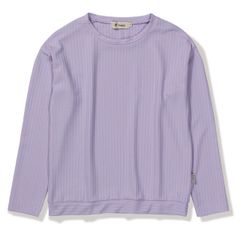 TSワッフルリブルーズクルー (Women's)/ラベンダー