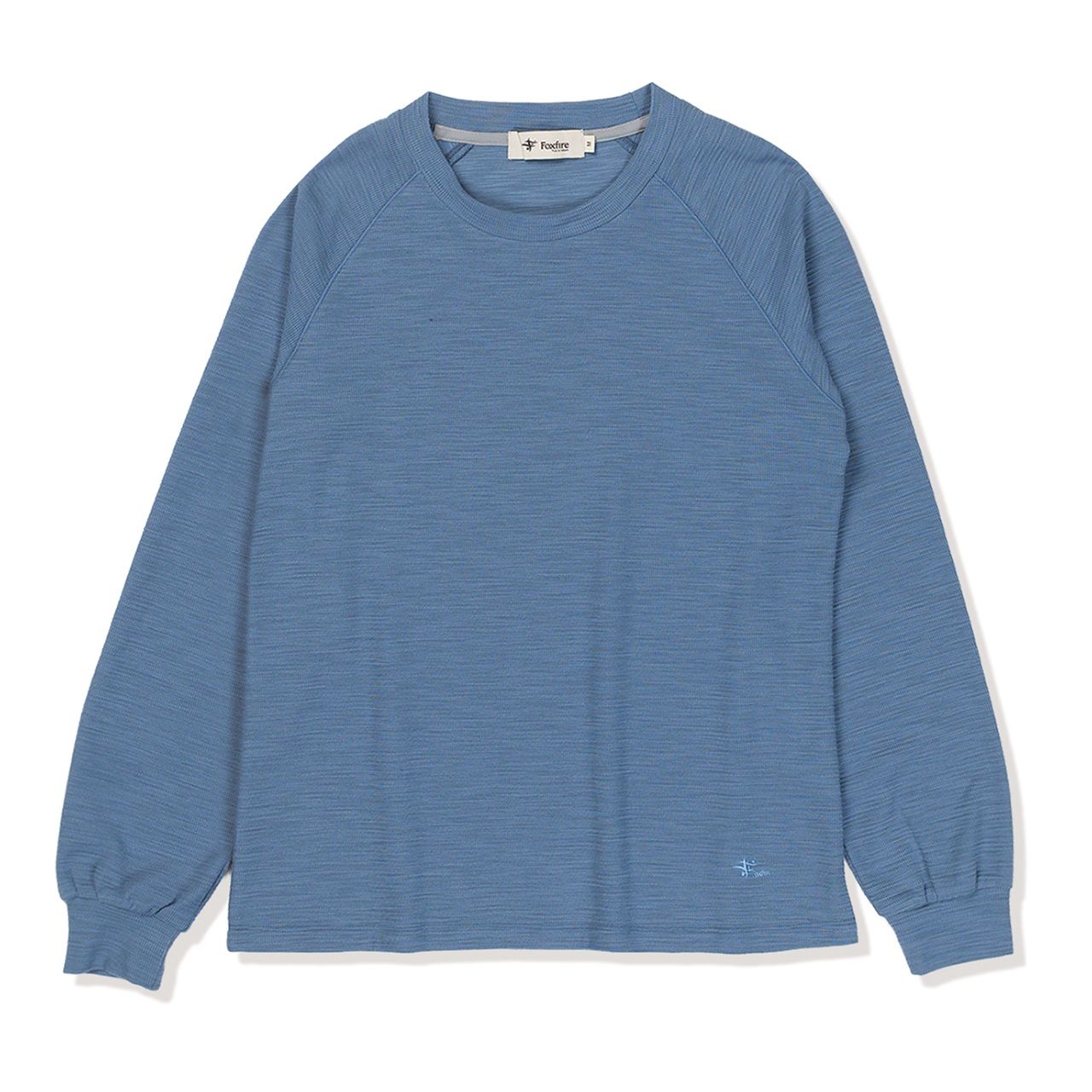 スラブリブラグランクルー (Women’s)/ライトブルー