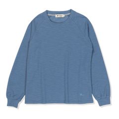 スラブリブラグランクルー (Women’s)/ライトブルー