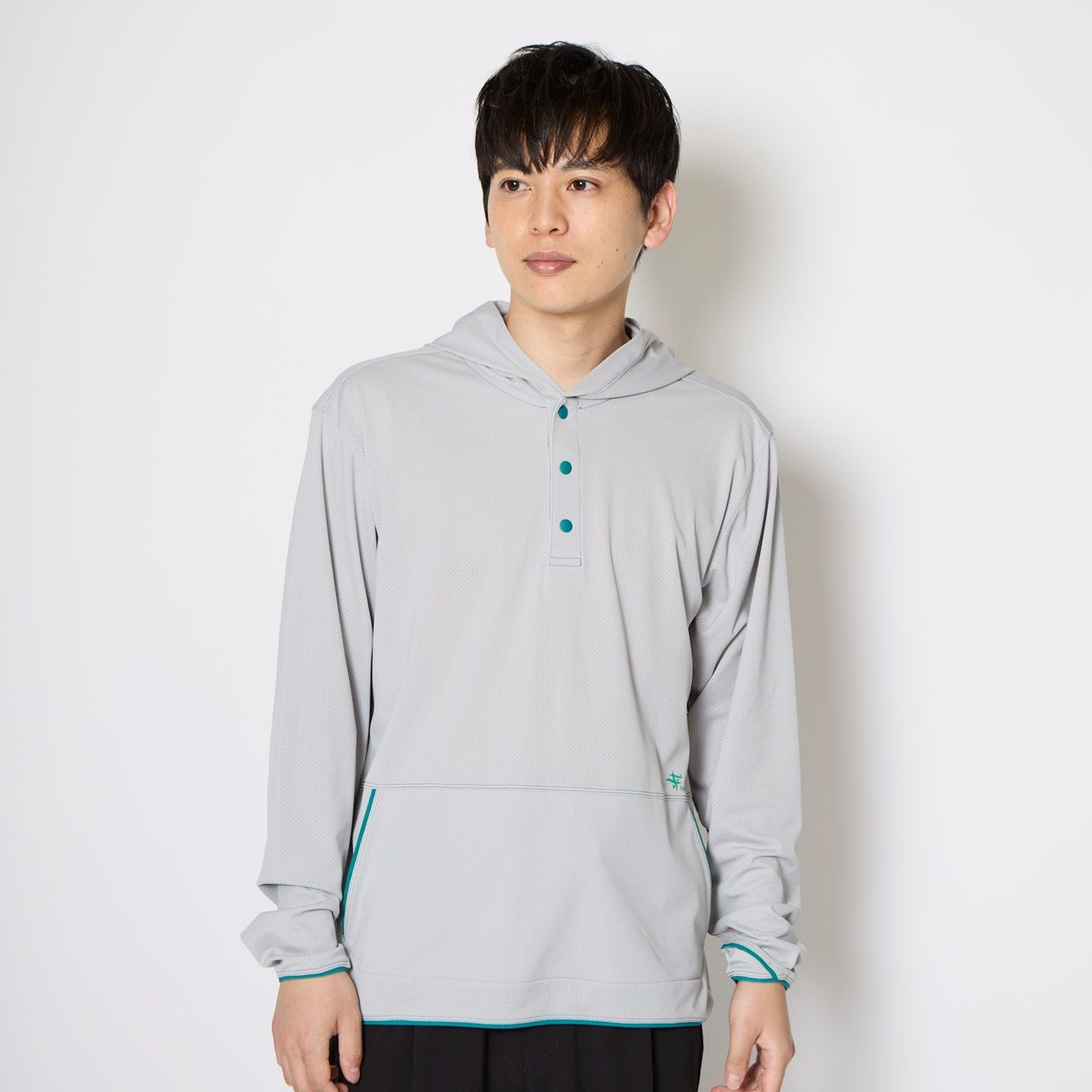 SC FISHDOMフーディ/ライトグレー