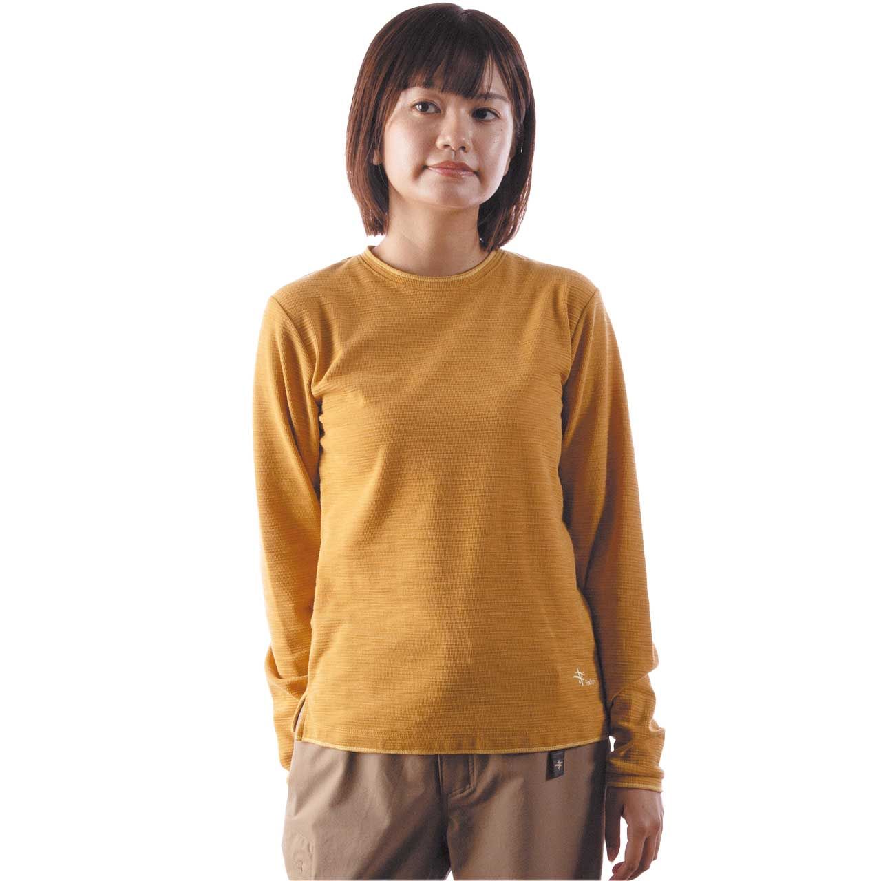 スラブリブクルー(Women's)/グレー