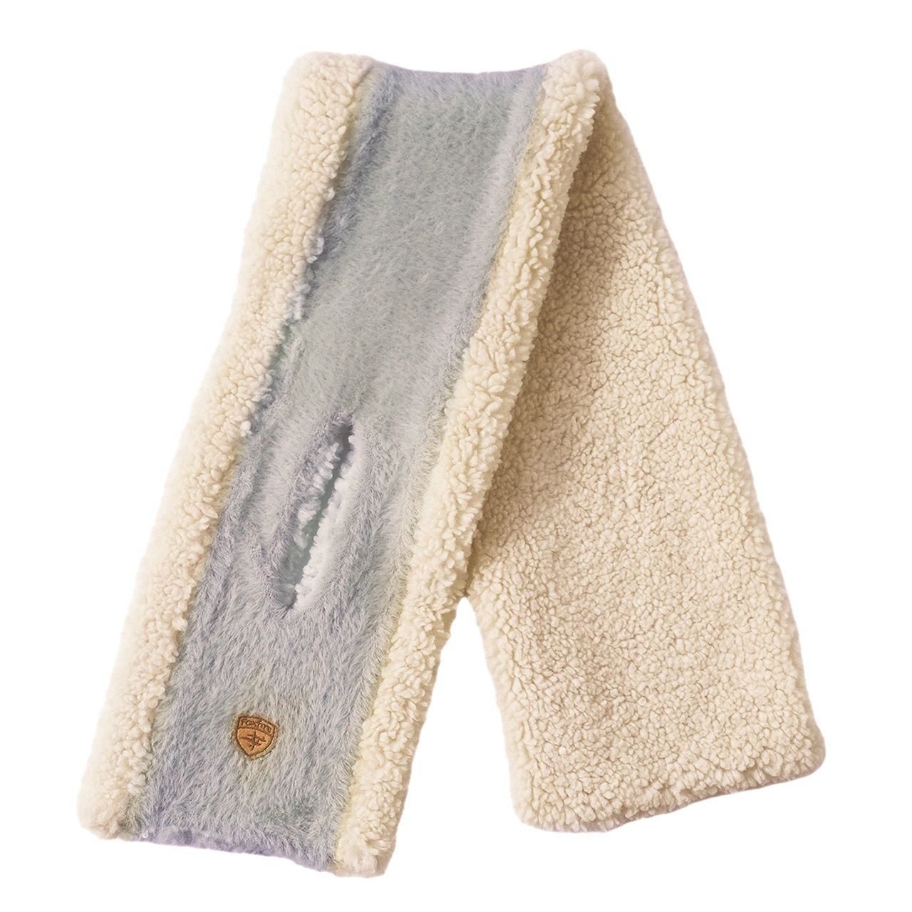 モールヤーンニットループマフラー(Women's)/ブルーグレー