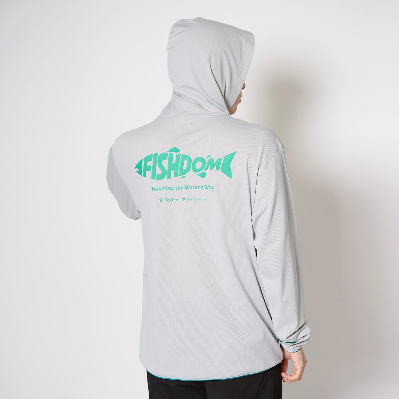 SC FISHDOMフーディ/ライトグレー