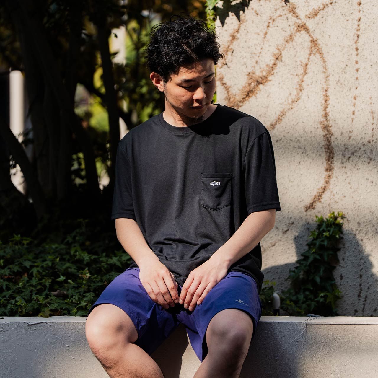 TSフィッシュポケットティーS/S (Men's)/ライトブルー