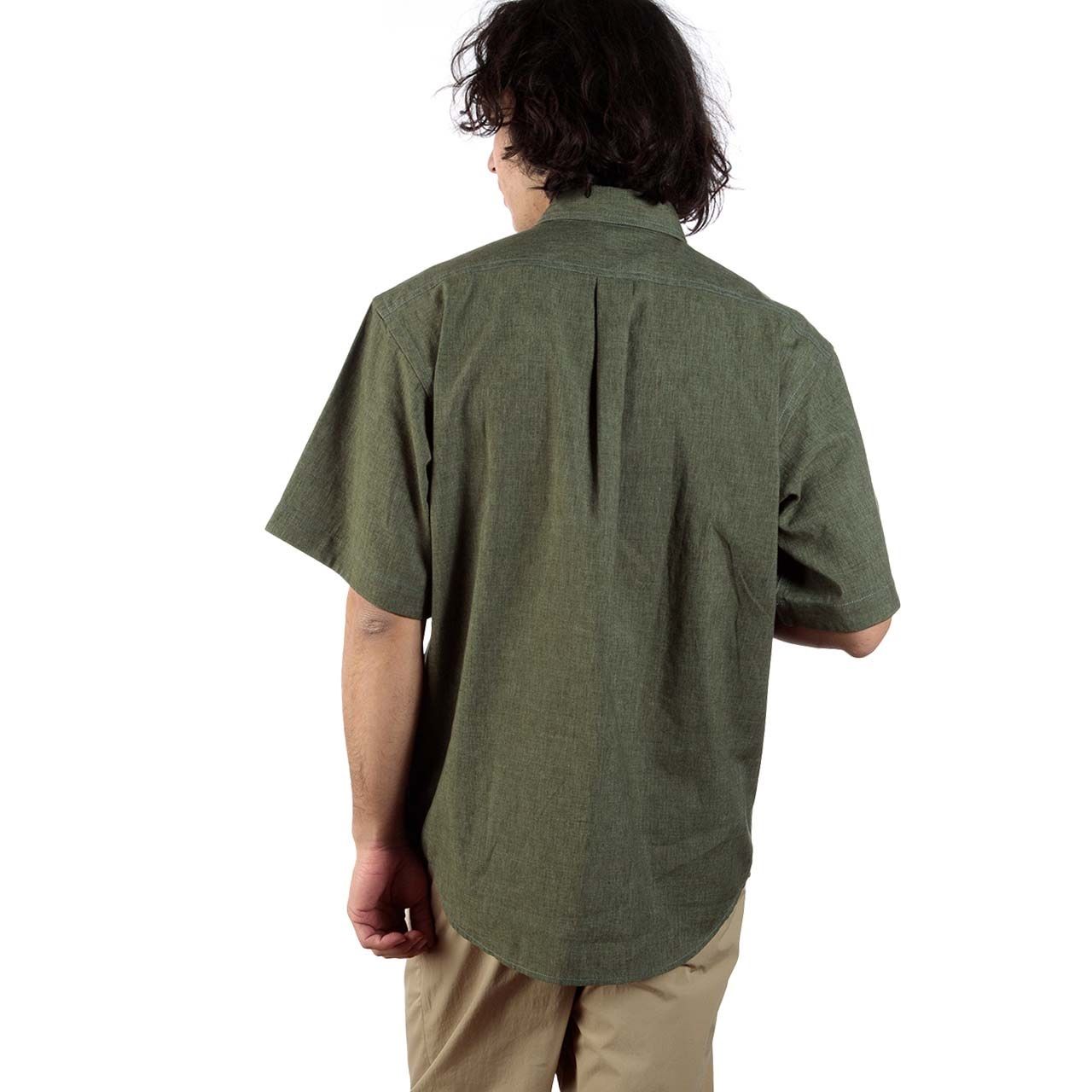 クールマックスシャンブレーシャツS/S (Men's)/インディゴ