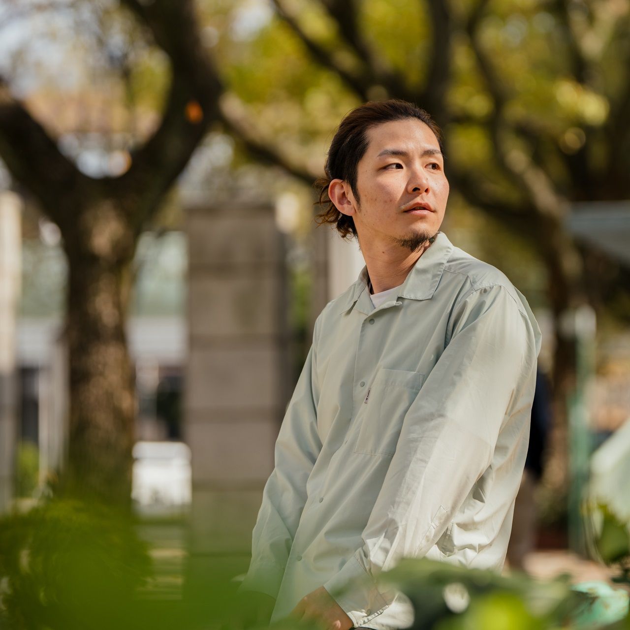 TSシェルシャツ /ブラック