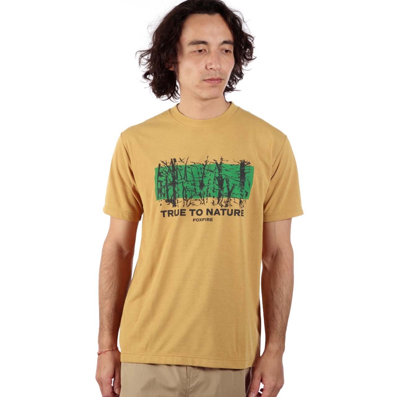 CシールドウッドティーS/S (Men's)/グレー