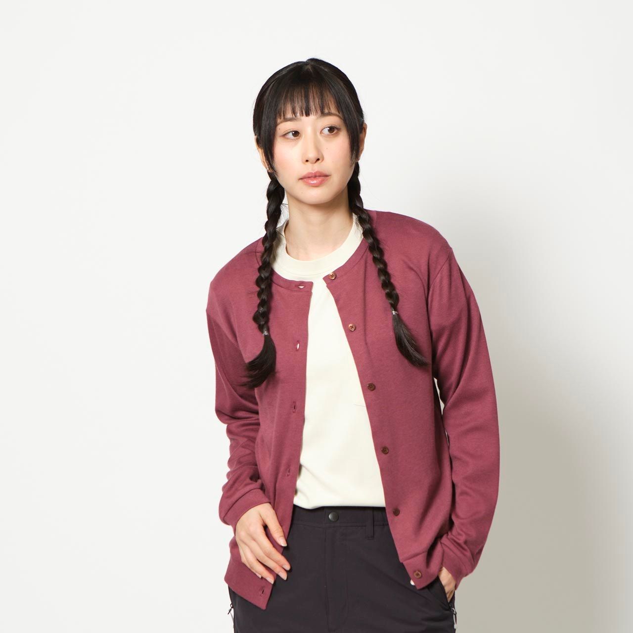 マイクロアゼカーディガン (Women's)/サンド