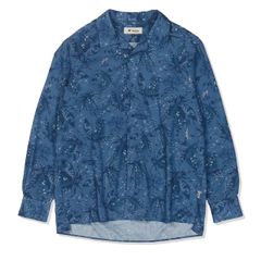 アイランドシャツ (Unisex)/ネイビー