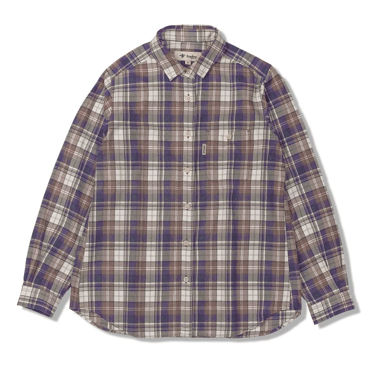 TSメランジチェックシャツ(Women's)/アイボリー