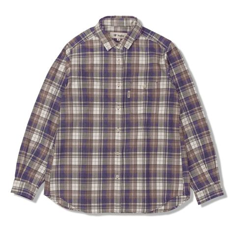 TSメランジチェックシャツ(Women's)/アイボリー