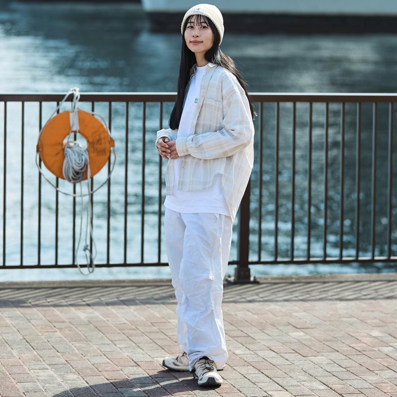 ブリージーシャツS/S (Women’s)/オフホワイト