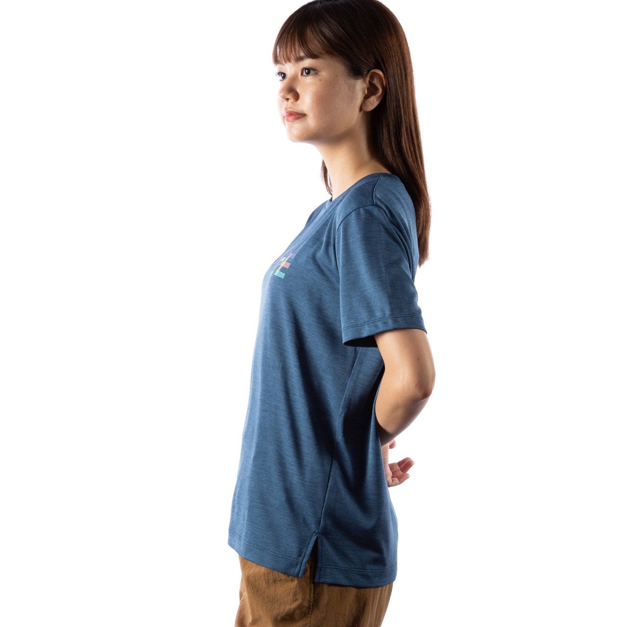 TS EXストレッチロゴティ-S/S(Women's)/グレー