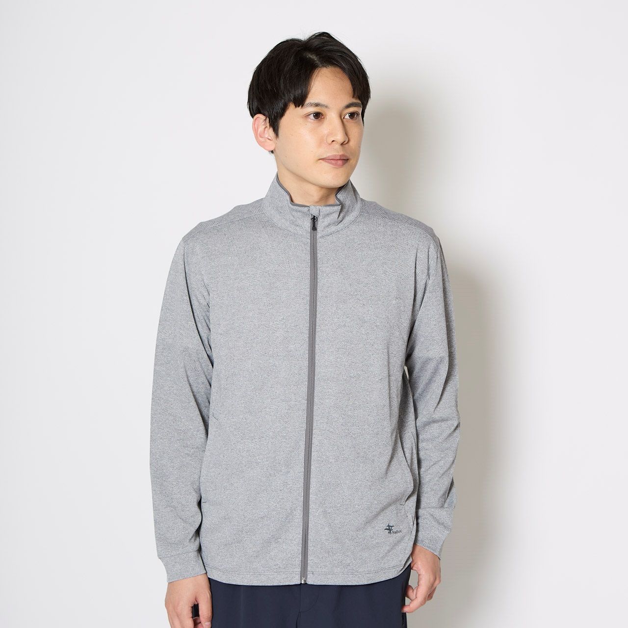 SCウィンドパスフルジップ (Men's)/ライトグレー