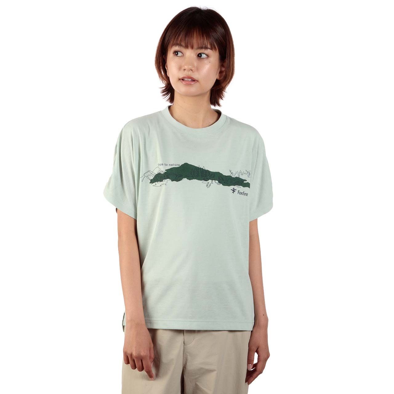 CシールドエンドレスライズティーS/S (Women's)/ミストミント