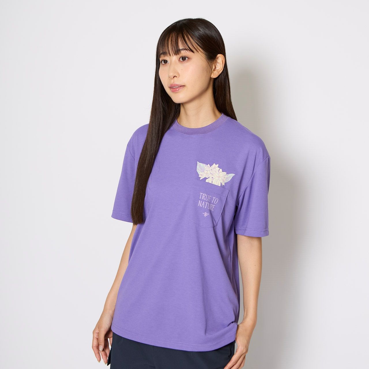 TSポケットブーケティーS/S (Women’s)/パープル
