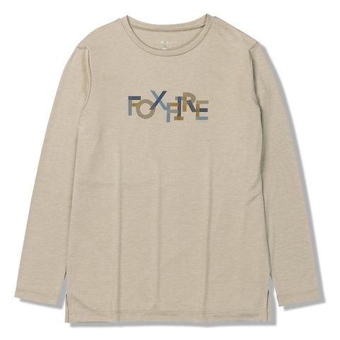 TS EXストレッチロゴクルー/サンド