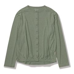 SCメランジスナップカーディ (Women's)/ライトグリーン