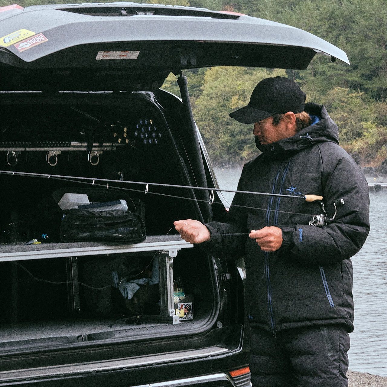 Foxfire×NANGA GORE-TEX WS フィッシングダウンジャケット 2025/ブラック