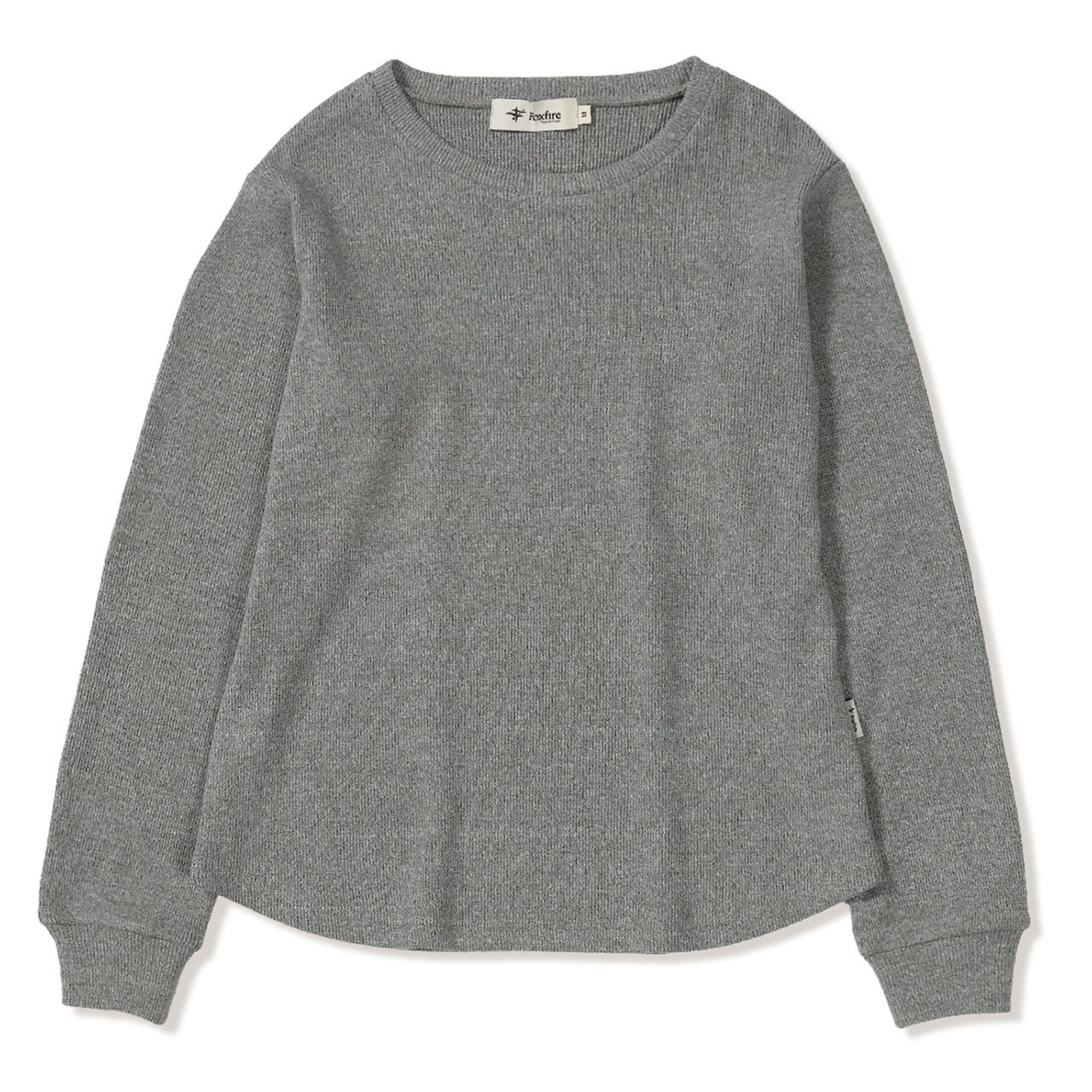 ミニワッフルヘザークルー (Women's)/グレー