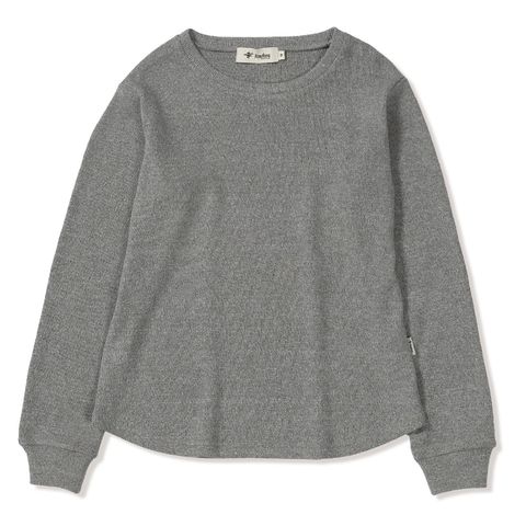 ミニワッフルヘザークルー (Women's)/グレー