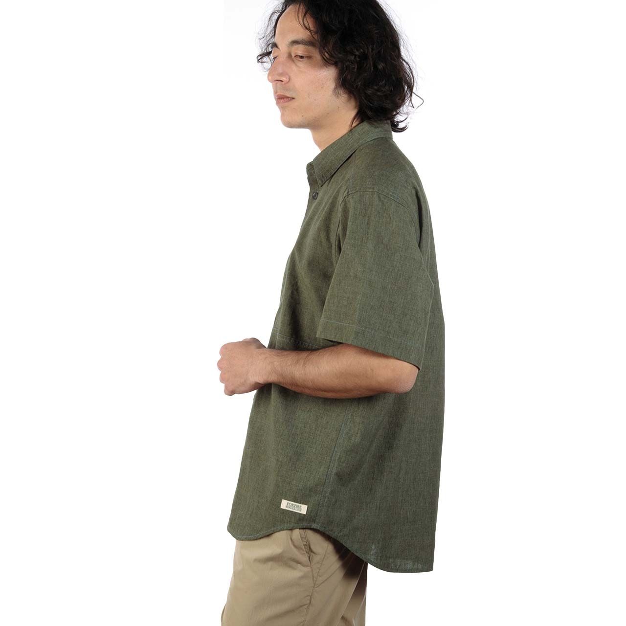 クールマックスシャンブレーシャツS/S (Men's)/インディゴ