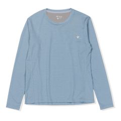 マイクログリッドウールクルー (Women’s)/ライトブルー  Foxfire