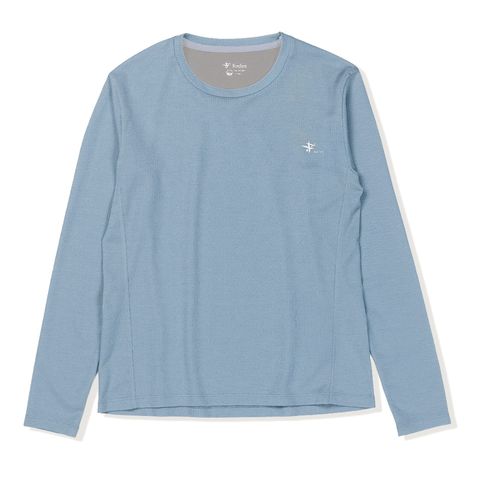 マイクログリッドウールクルー (Women’s)/ライトブルー