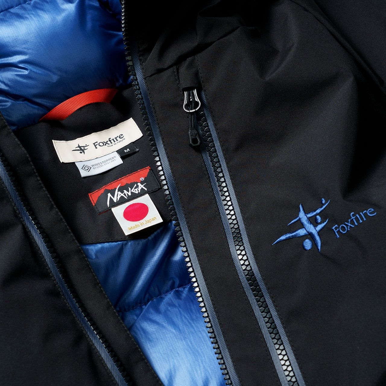 Foxfire×NANGA GORE-TEX WS フィッシングダウンジャケット 2025/ブラック
