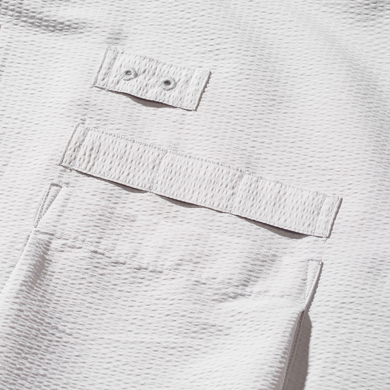 FISHDOMシャツ /ライトグレー