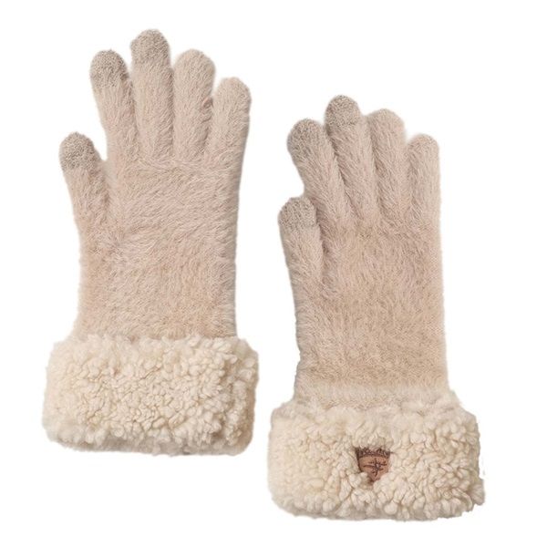 モールヤーンニットグラブ(Women's)/アイボリー