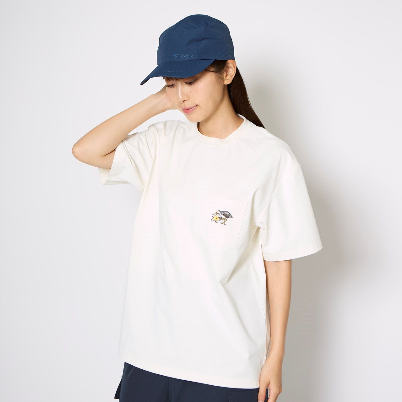 TSシロハラクイナポケティーS/S (Women’s)/ライトブルー