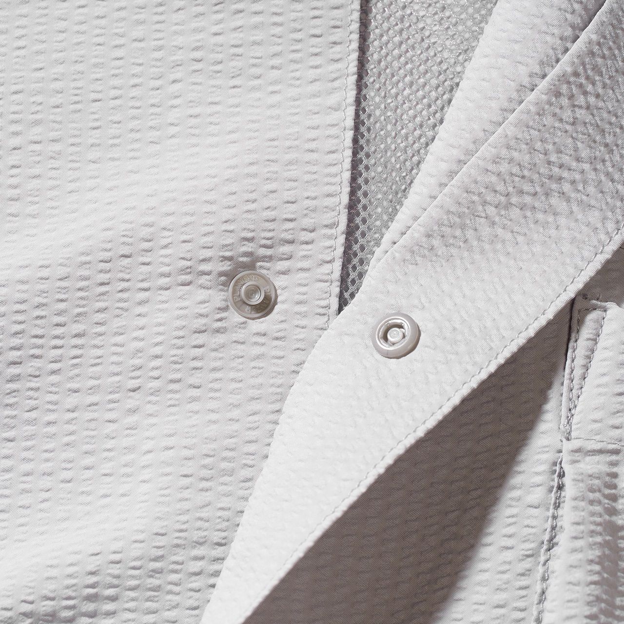 FISHDOMシャツS/S /ライトグレー